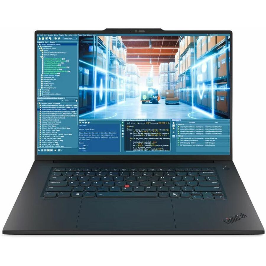 Lenovo ThinkPad P1 Gen 8 21Q80024US 16" Mobile Workstation - WQUXGA - 60 Hz - Intel Core Ultra 7 255H - Intel Evo Platform - 32 GB - 1 TB SSD - English Keyboard - Black