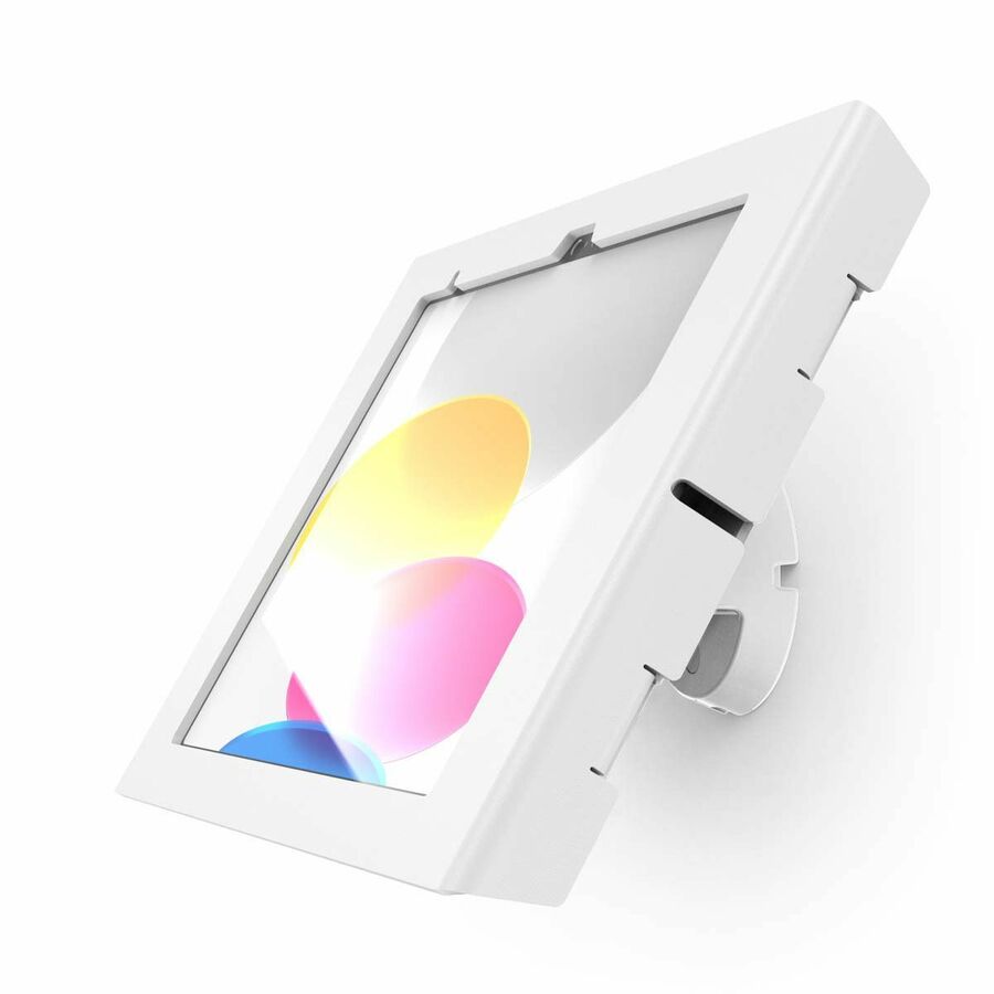 iPad 10th-11th (A16) Gen, Apex Enclosure Bow Tilting Wall Mount White