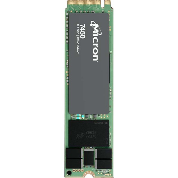 Micron 7450 PRO 480 GB Solid State Drive - M.2 2280 Internal - PCI Express NVMe (PCI Express NVMe 4.0 x4) - Read Intensive - TAA Compliant