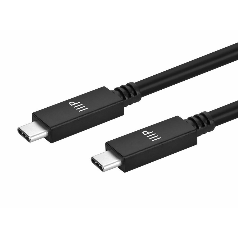 Monoprice Ultra Compact USB-C 3.2 Gen2 Cable 10Gbps 5A Black 1m (3.3ft)