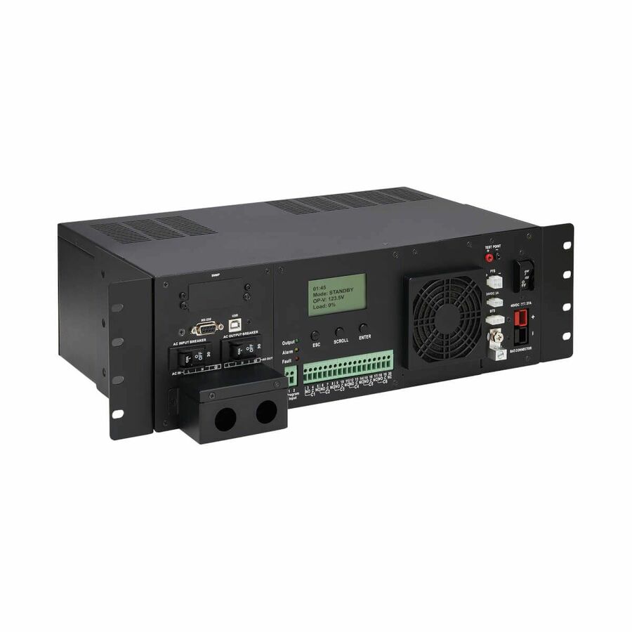 Tripp Lite by Eaton UPS 120VAC 24VDC 1500VA 1200W Extreme Temperature Network UPS for Industrial and Traffic Networks 3U Hardwire