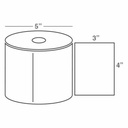 Wasp 4.00" x 3.00" TT labels, 4 rolls, 5" OD
