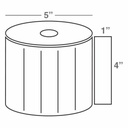 Wasp 4.0" x 1.0" Direct Thermal labels, 4 rolls, 2300 per roll, 5" OD