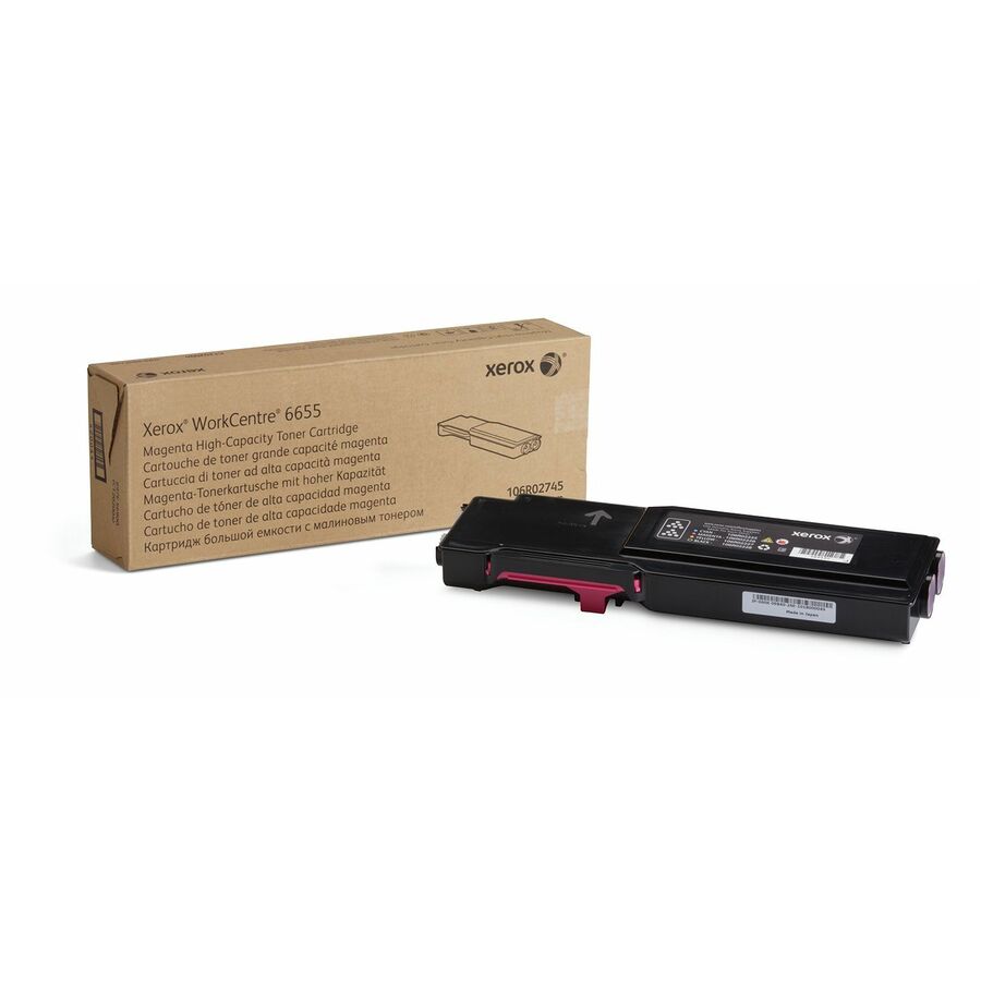 Xerox Genuine WorkCentre® 6655/6655i Magenta High capacity Toner Cartridge (7500 Pages) - 106R02745