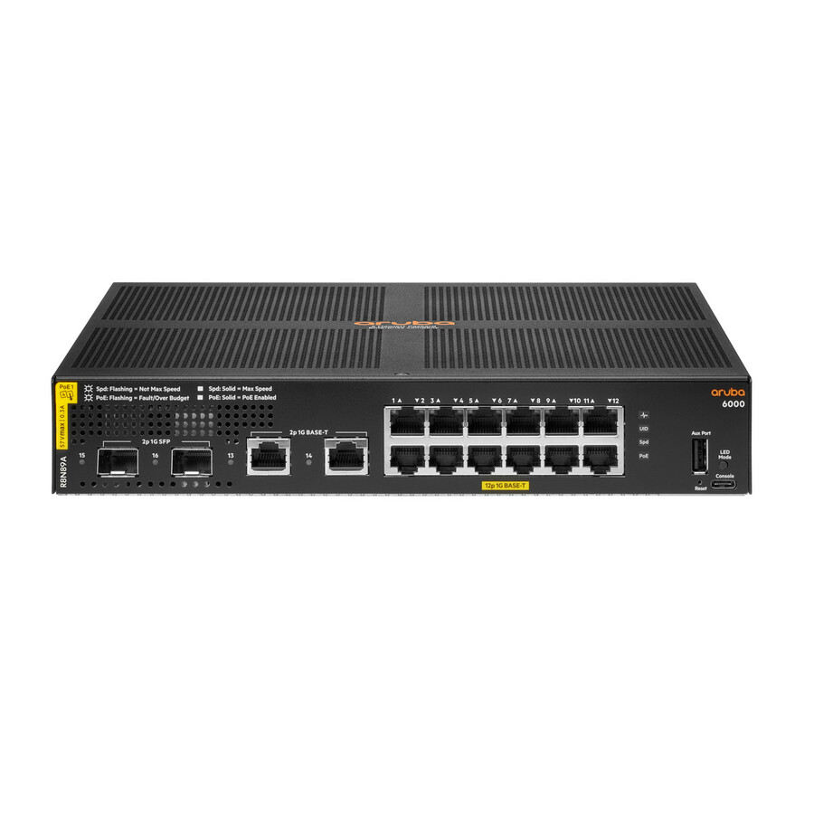 HPE 6000 48G Class4 PoE 4SFP 370W Switch