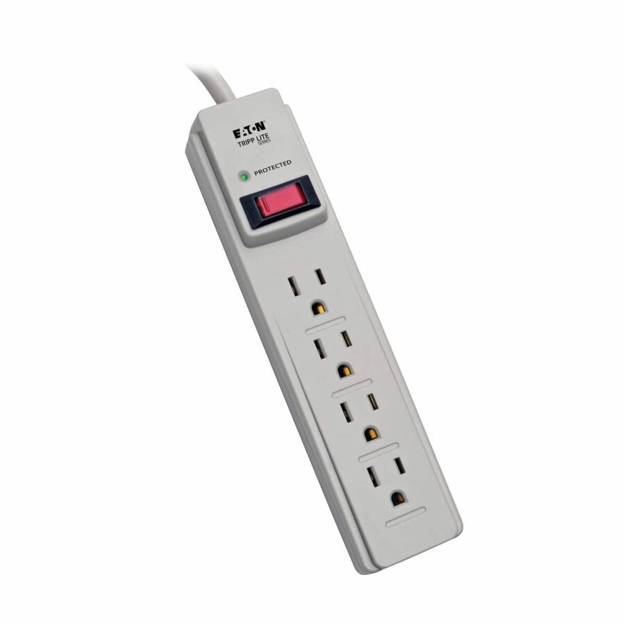 Eaton Tripp Lite Series Protect It! 4-Outlet Home Computer Surge Protector Strip, 4 ft. (1.22 m) Cord, 450 Joules