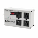 Eaton Tripp Lite Series Isobar 4-Outlet Surge Protector, 6 ft. Cord with Right-Angle Plug, 3330 Joules, Metal Housing