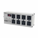 Tripp Lite by Eaton Isobar 8-Outlet Surge Protector 12 ft. Cord with Right-Angle Plug 3840 Joules Diagnostic LEDs Metal Housing