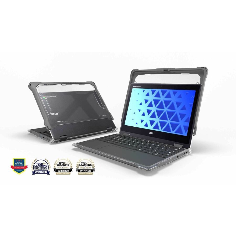 MAXCases Extreme Shell-FL Chromebook Case for Acer R857T/R857TN Chromebook 12" (Grey)