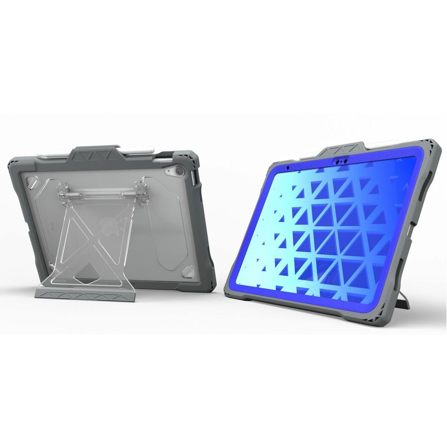 MAXCases Shield Extreme-X2 for iPad 10/11 10.9" (2022) (Blue Bezel-Gray Case)