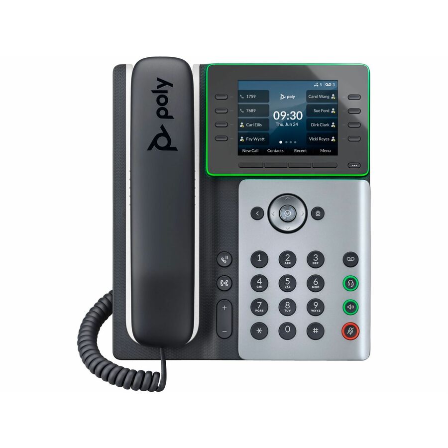 Poly Edge E350 IP Phone and PoE-enabled GSA/TAA