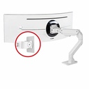 SIIG Single Heavy Duty 34"- 49" Monitor Arm with Easy Top Mounting - Weight Between 22 to 44 lbs