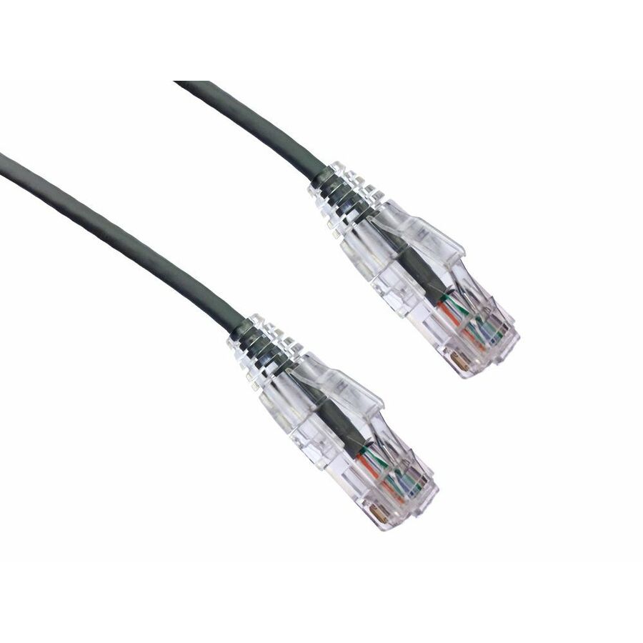 Axiom 4FT CAT6A BENDnFLEX Ultra-Thin Snagless Patch Cable (Gray) - TAA Compliant