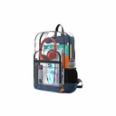 MAXCases Extreme Clear Backpack w/2 Compartments (See-Through Backpack)