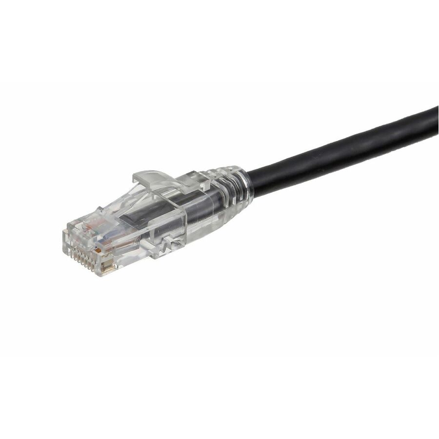 Axiom 3FT CAT6 Snagless Shielded (STP) Patch Cable - Black - TAA Compliant