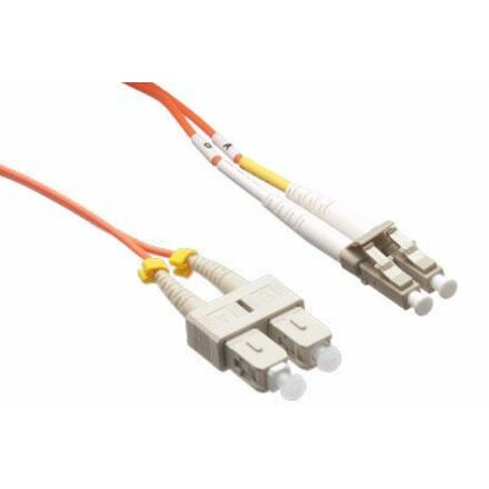 Axiom LC/SC Multimode Duplex OM2 50/125 Fiber Optic Cable 8m