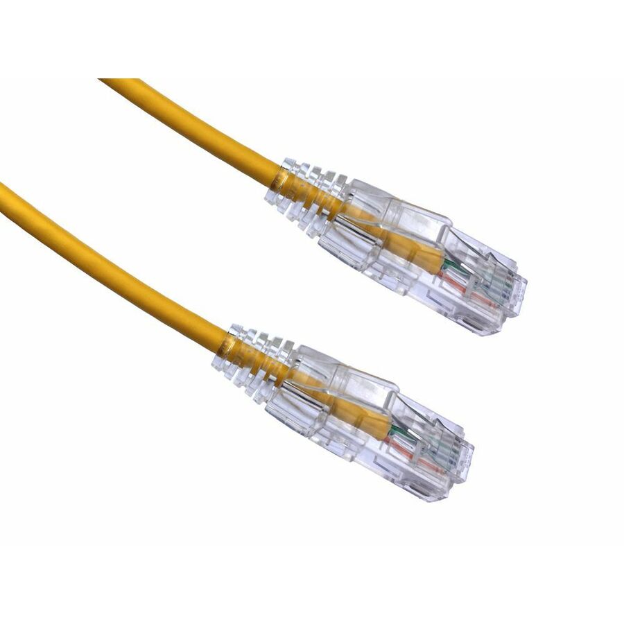 Axiom 70FT CAT6 Snagless BENDnFLEX Ultra-Thin Patch Cable - Yellow - TAA Compliant