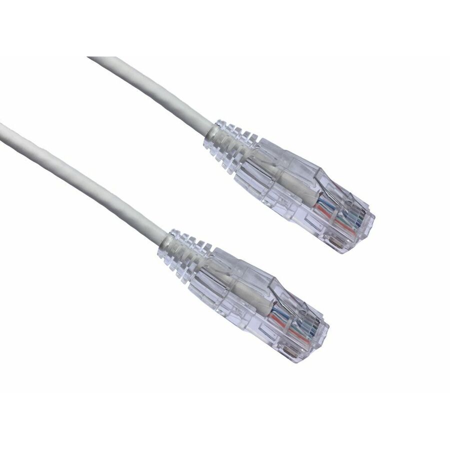 Axiom 5FT CAT6 Snagless BENDnFLEX Ultra-Thin Patch Cable - White - TAA Compliant