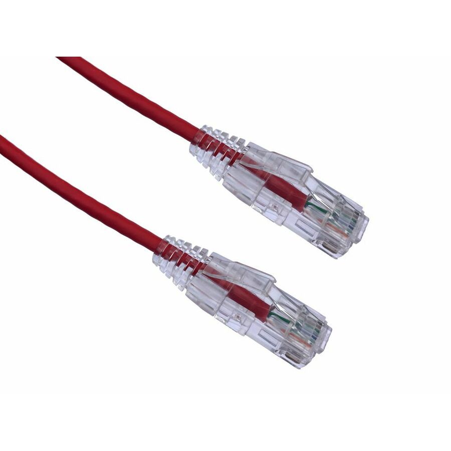 Axiom 5FT CAT6 Snagless BENDnFLEX Ultra-Thin Patch Cable - Red - TAA Compliant