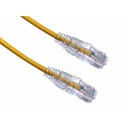 Axiom 9FT CAT6A BENDnFLEX Ultra-Thin Snagless Patch Cable (Yellow) - TAA Compliant