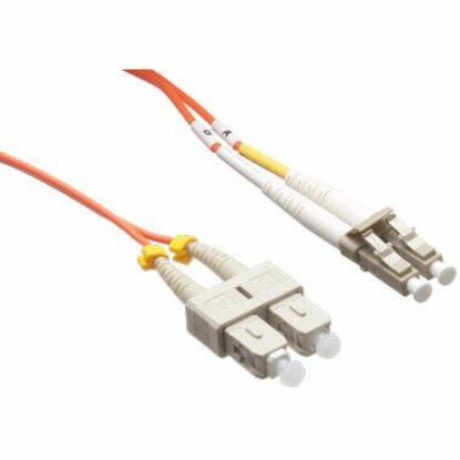 Axiom LC/SC Multimode Duplex OM2 50/125 Fiber Optic Cable 1m - TAA Compliant
