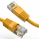 Axiom 35FT CAT5E 350mhz Patch Cable Molded Boot (Yellow) - TAA Compliant