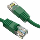Axiom 30FT CAT5E 350mhz Patch Cable Molded Boot (Green) - TAA Compliant