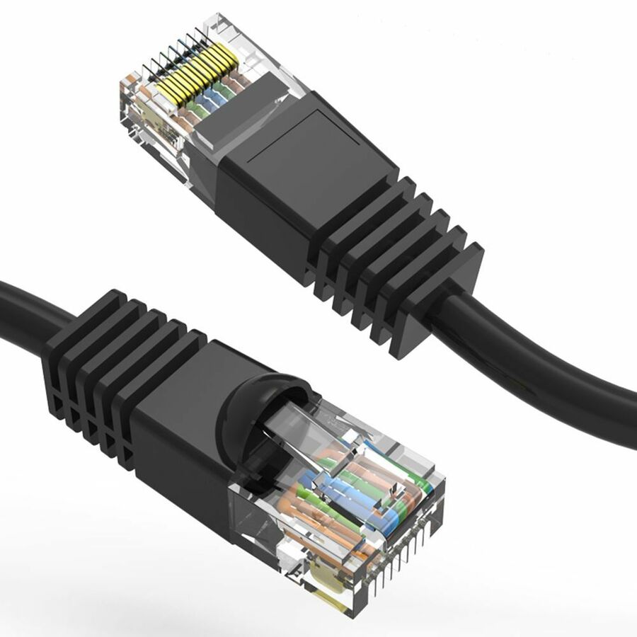 Axiom 35FT CAT5E 350mhz Patch Cable Molded Boot (Black) - TAA Compliant
