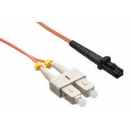 Axiom SC/MTRJ Multimode Duplex OM1 62.5/125 Fiber Optic Cable 2m - TAA Compliant