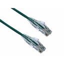 Axiom 10FT CAT6A BENDnFLEX Ultra-Thin Snagless Patch Cable (Green) - TAA Compliant