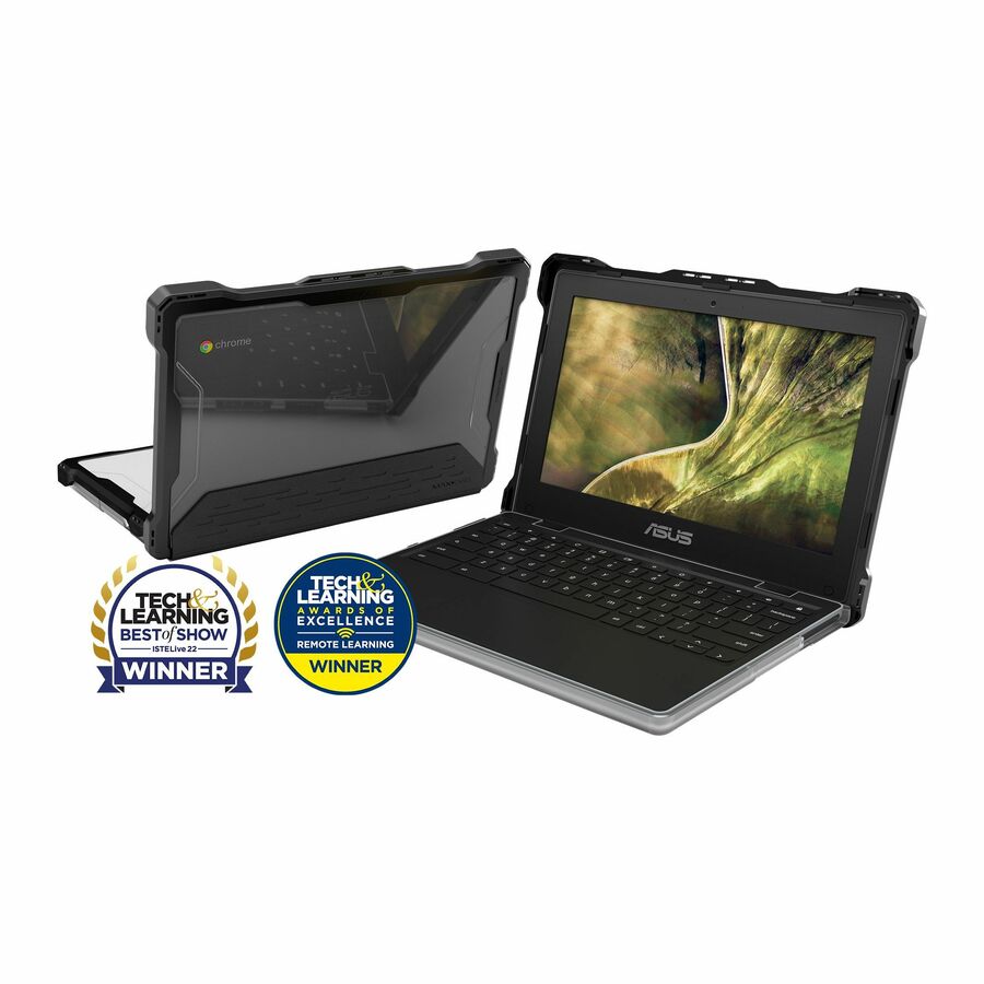 MAXCases Extreme Shell-L Chromebook Case for Asus C204M and C204EE Chromebook 11" (Black)