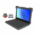 MAXCases Extreme Shell-F Slide Chromebook Case for Lenovo 100e G3 Chromebook 11" (Gray/Clear)