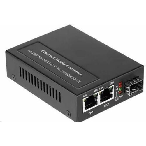 1000BASE-T to 1000BASE-SX POE+ Media Converter