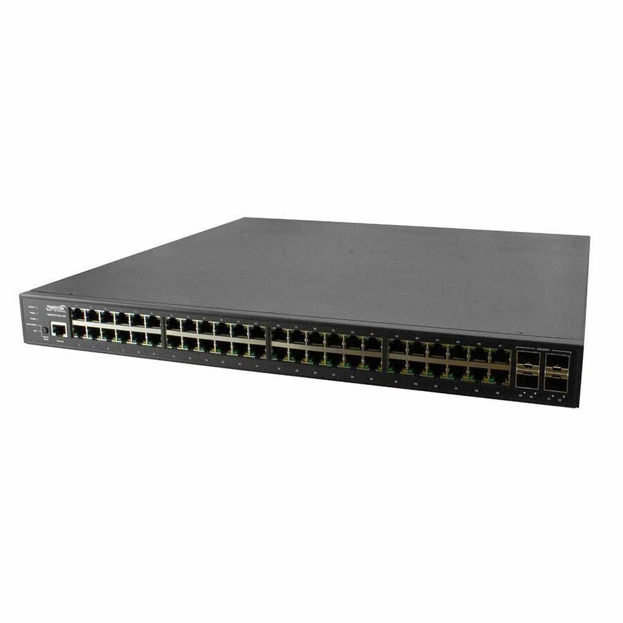Managed Gigabit Ethernet PoE+ Switch 48 10/100/1000Base-T Ports + 4 1G/10GBase-X SFP+ Ports