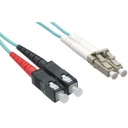 Axiom LC/SC Multimode Duplex OM4 50/125 Fiber Optic Cable 0.5m - TAA Compliant
