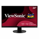 ViewSonic VA2447-MHU 24 Inch Full HD 1080p USB C Monitor with Ultra-Thin Bezel, Adaptive Sync, 75Hz, Eye Care, 15W Charging, HDMI, and VGA Inputs for Home and Office