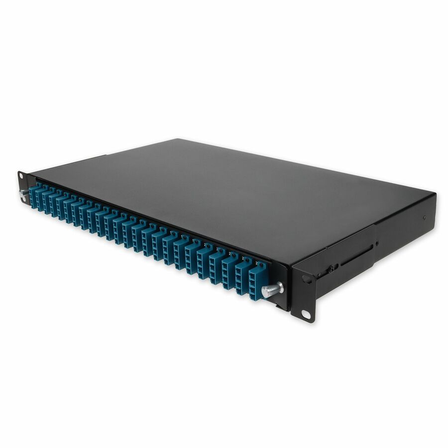 AddOn 19-inch Rack Mount 1U Patch Panel with 48 UPC LC Duplex, Single-Mode OS2