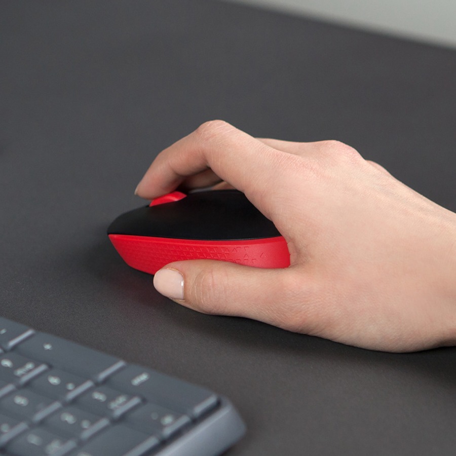 Logitech M170 Wireless Compact Mouse (Red)