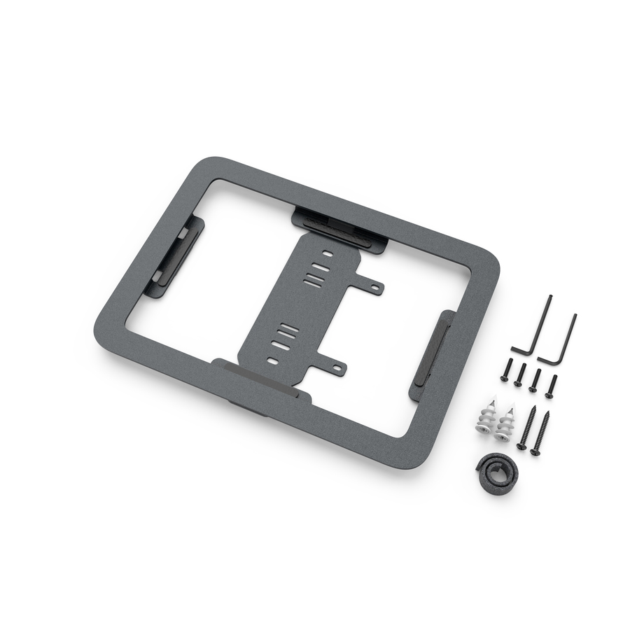 Heckler Design Wall Mount for iPad, Network Adapter, Gang Box - Black Gray