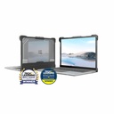 MAXCases Extreme Shell L for Microsoft Surface Laptop Go Gen 1/2/3 12.4" (Model #1943) (Black)