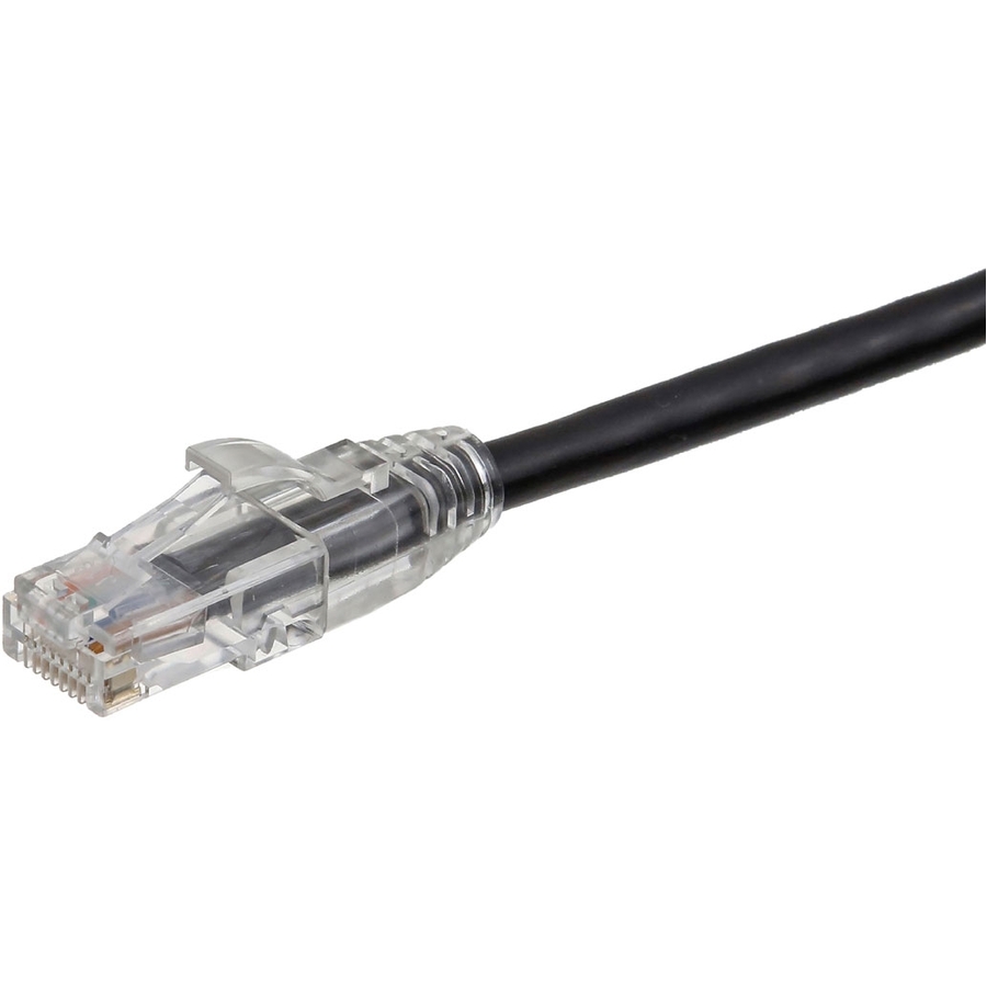 Axiom 6FT CAT6 UTP 550mhz Patch Cable Clear Snagless Boot (Black) - TAA Compliant