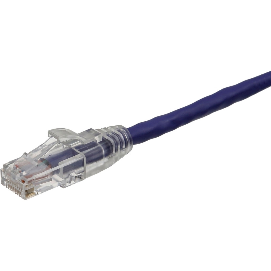 Axiom 8FT CAT6 UTP 550mhz Patch Cable Clear Snagless Boot (Purple) - TAA Compliant