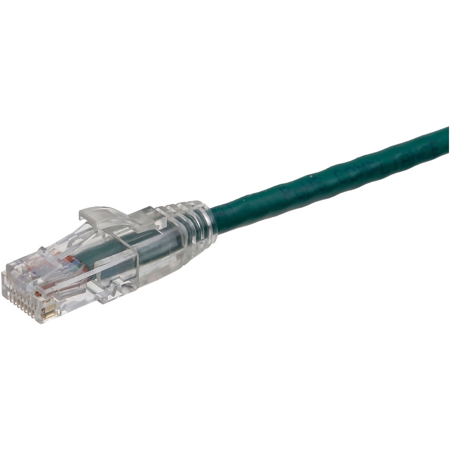 Axiom 8FT CAT6 UTP 550mhz Patch Cable Clear Snagless Boot (Green) - TAA Compliant