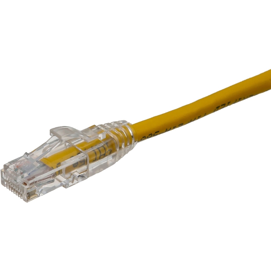 Axiom 1FT CAT6 UTP 550mhz Patch Cable Clear Snagless Boot (Yellow) - TAA Compliant