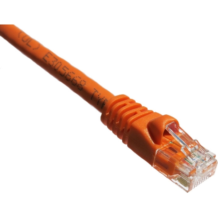 Axiom 30FT CAT5E 350mhz Patch Cable Molded Boot (Orange)