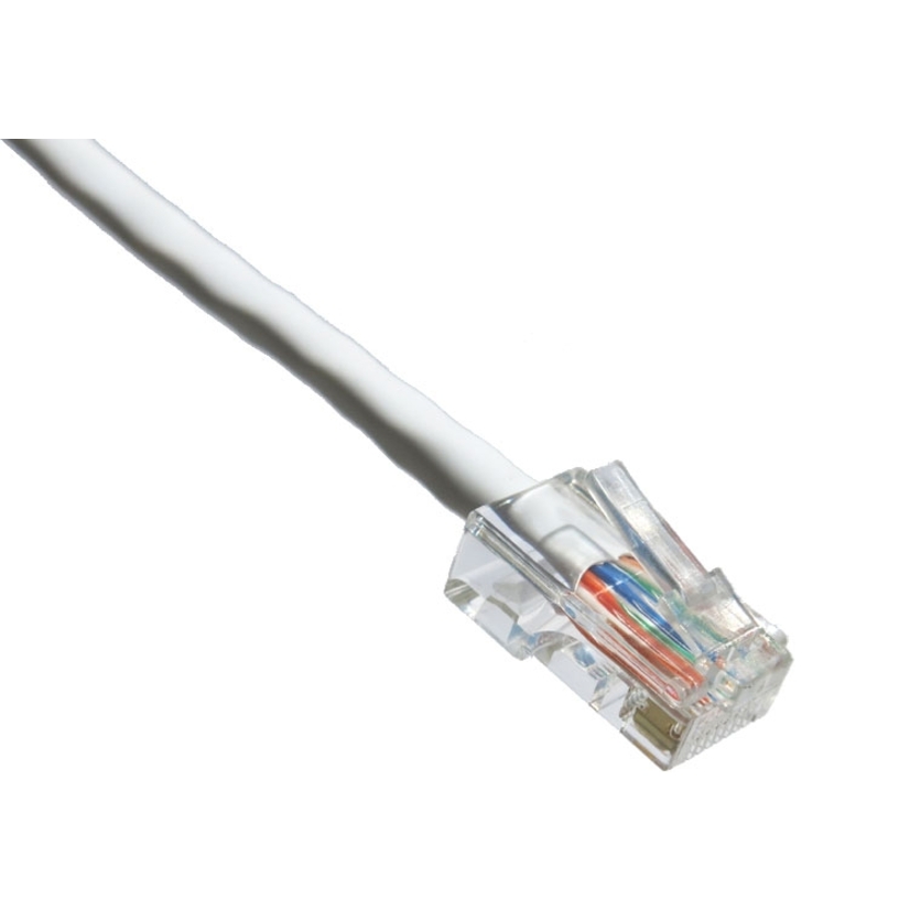 Axiom 6-INCH CAT6 550mhz Patch Cable Non-Booted (White) - TAA Compliant