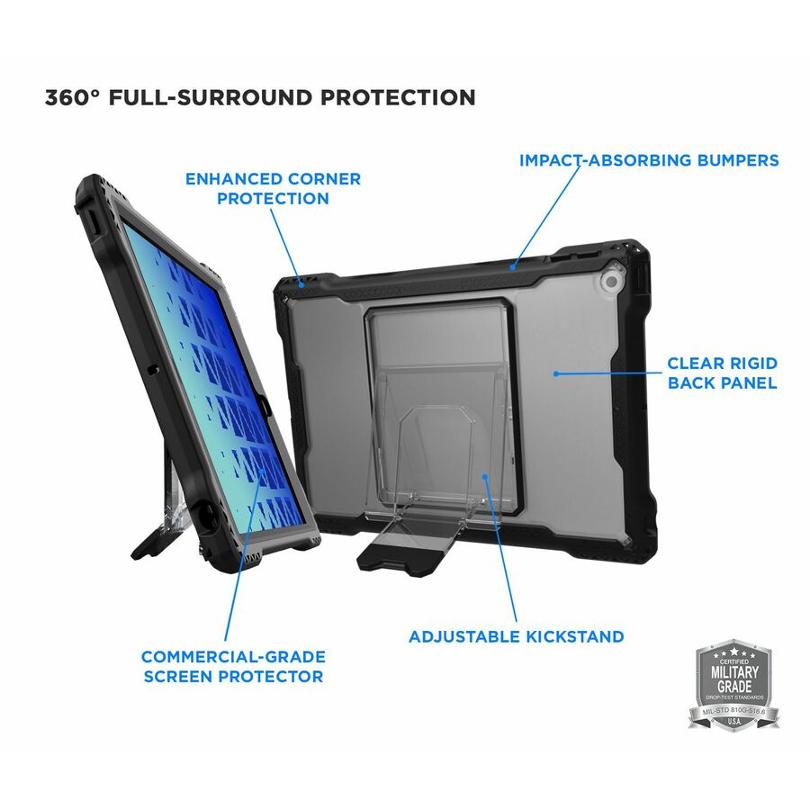 MAXCases Shield Extreme-X for iPad 7/8 10.2" (Red)