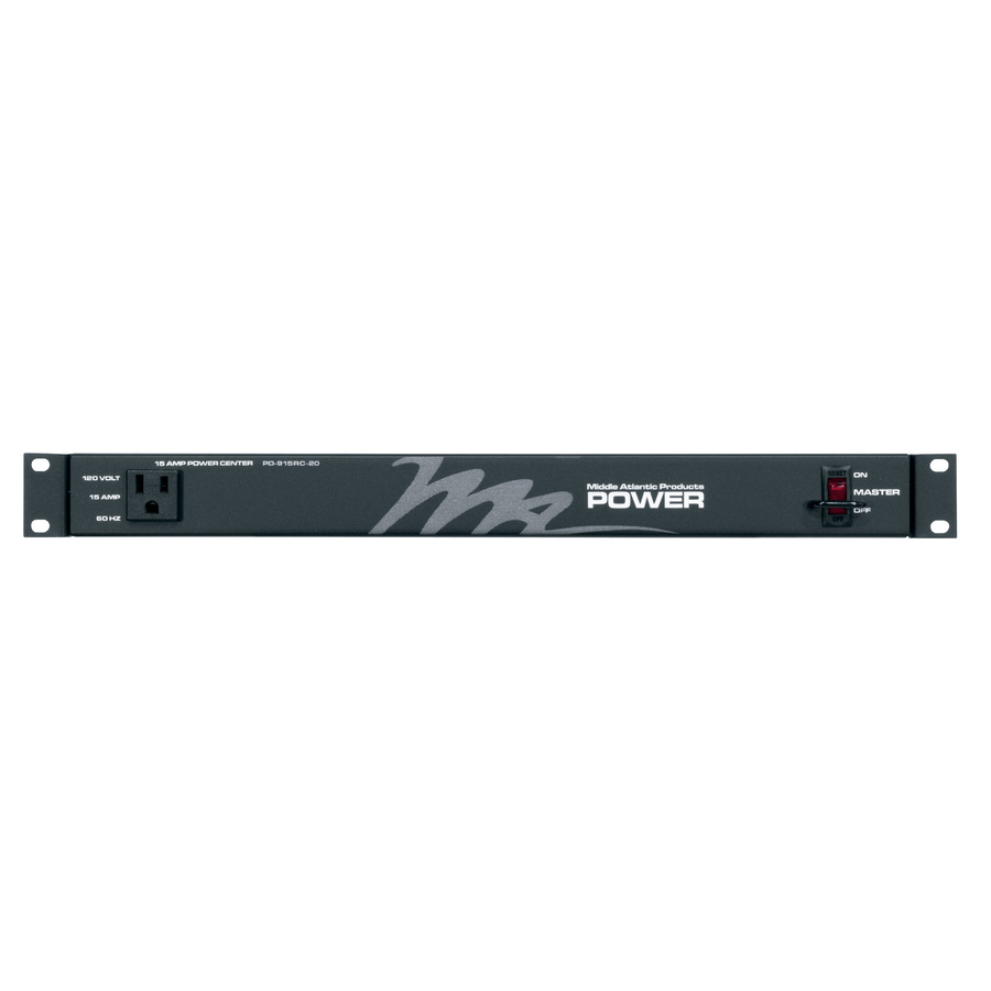 Middle Atlantic PD Series Slim High-Density 15 Amp Vertical Power Strip - 20ft Power Cord