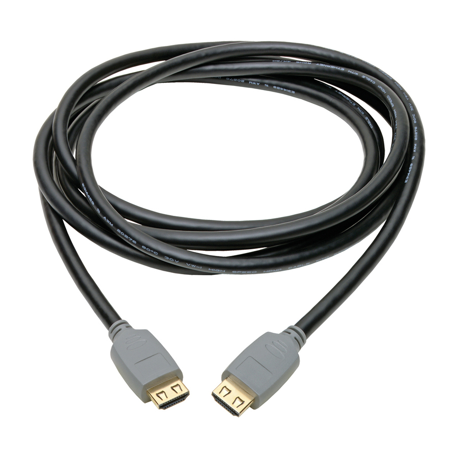 Tripp Lite by Eaton 4K HDMI Cable (M/M) - 4K 60 Hz HDR 4:4:4 Gripping Connectors Black 10 ft.