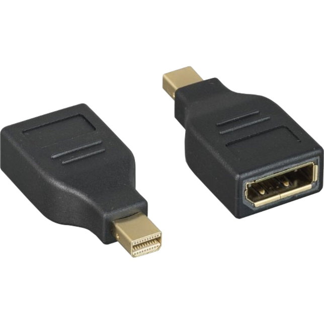 Axiom Mini DisplayPort Male to DisplayPort Female Adapter - MDPMDPF-AX